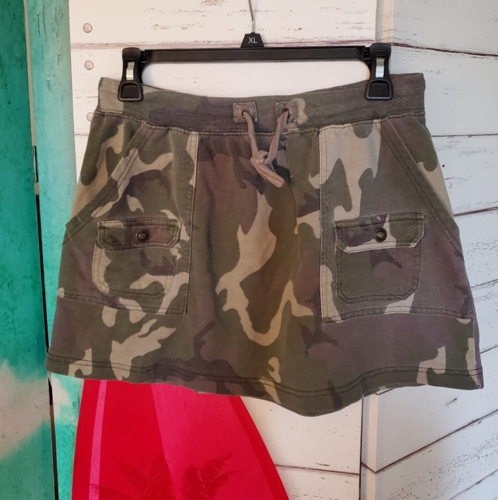 Camo Mini Skirt